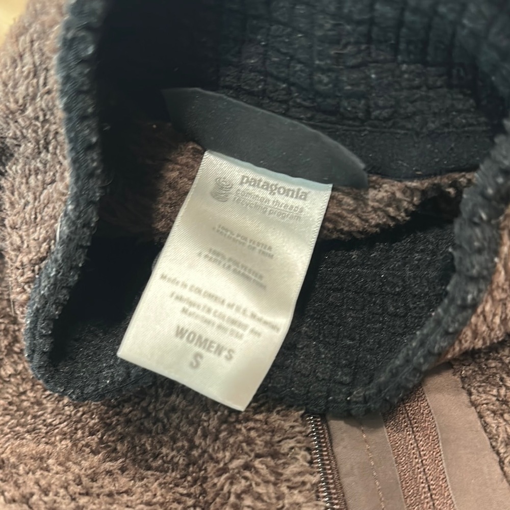 Patagonia Women's Brown Fleece Jacket Size Small - Picture 6 of 6